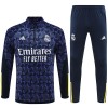 Real Madrid Training Huppari 2023-24 Neljännes Zip Navy - Lasten